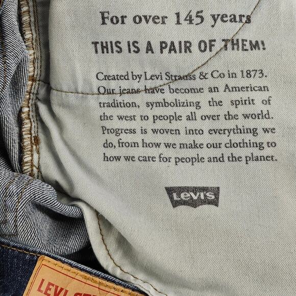 LEVI'S MEN'S 511 SLIM FIT JEANS BLUE DENIM SIZE 30W X 32L - Picture 8 of 12